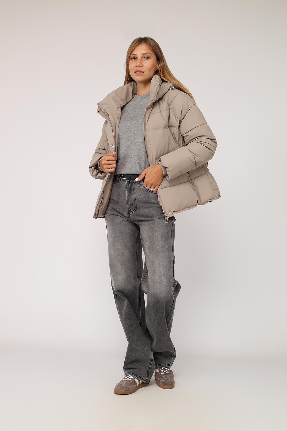 Куртка жіноча зимова ЦБ-00277862 р. 52 Капучино (29080046) - фото 8 Куртка жіноча зимова ЦБ-00277862 р. 52 Капучино (29080046) - фото 8