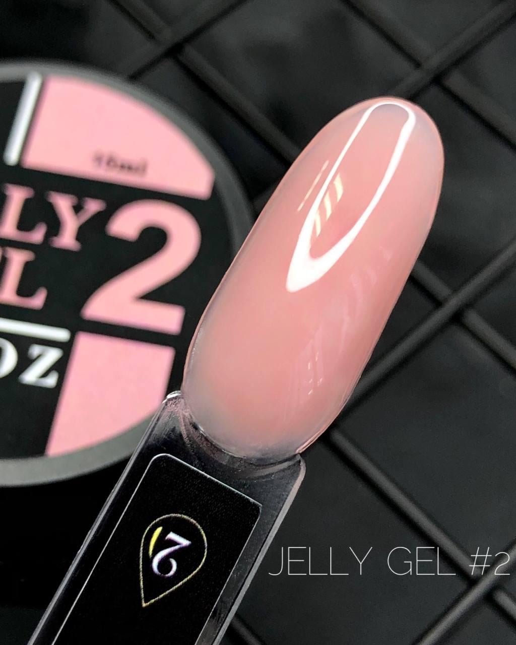 Гель для наращивания Crooz Jelly Gel 30 мл №2 Бежевый
