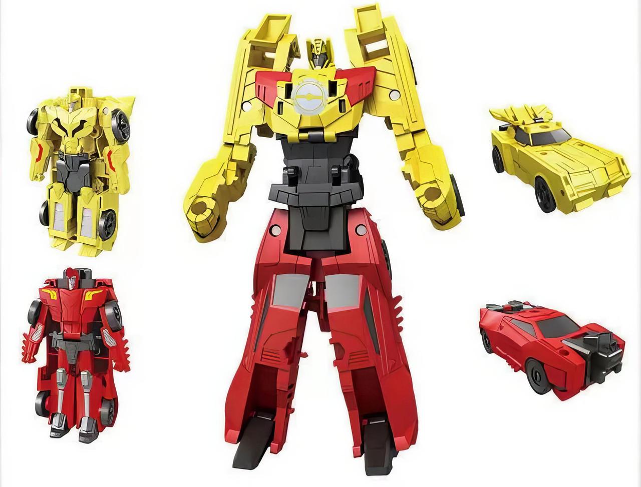 Трансформер Крэш Комбайнер Сайдсвайп и Бамблби 19 см (BQ813) - фото 3 Трансформер Крэш Комбайнер Сайдсвайп и Бамблби 19 см (BQ813) - фото 3