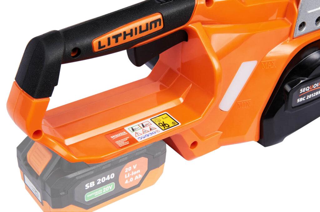 Електропила акумуляторна SEQUOIA SBC2012BS Li-ion 20В шина 30 см ланцюг 3/8 безщіткова без акумулятора (5b391cc3) - фото 7