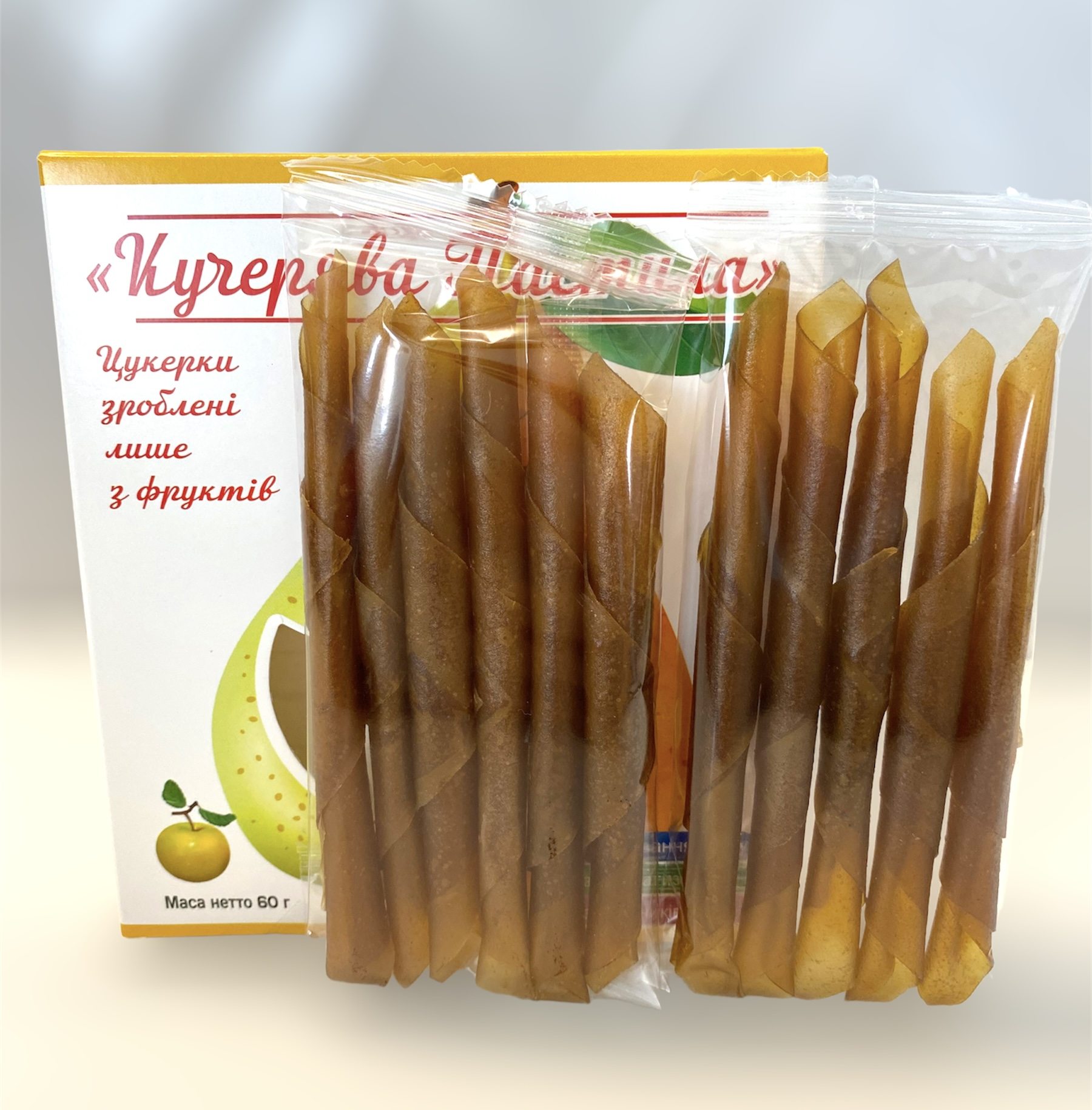 Натуральні цукерки Кучерява Пастила з грушею 60 г - фото 2 Натуральні цукерки Кучерява Пастила з грушею 60 г - фото 2