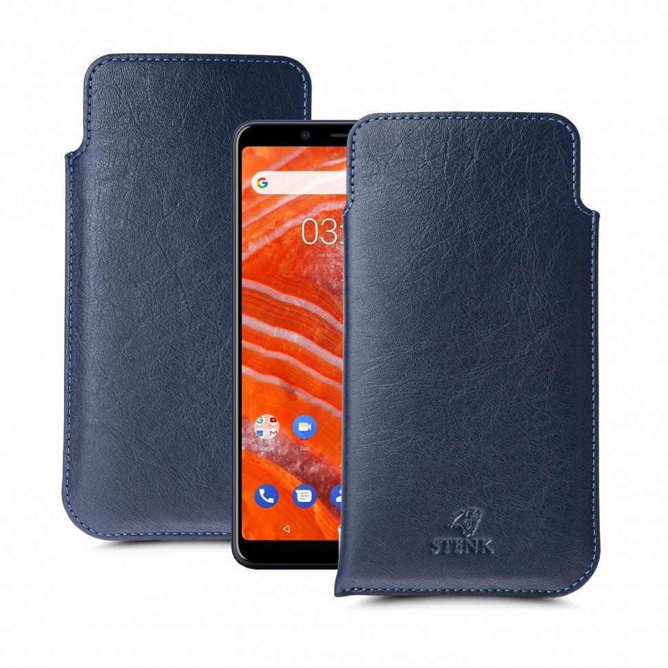 Футляр Stenk Elegance для Nokia 3.1 Plus Синий (63007)