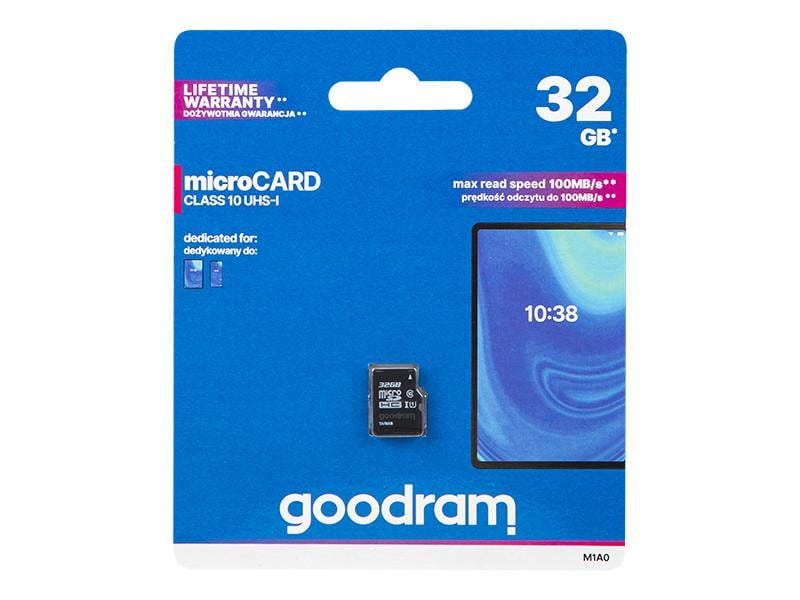 Карта памяти Goodram microSDHC class 10 32 ГБ (66-248#)