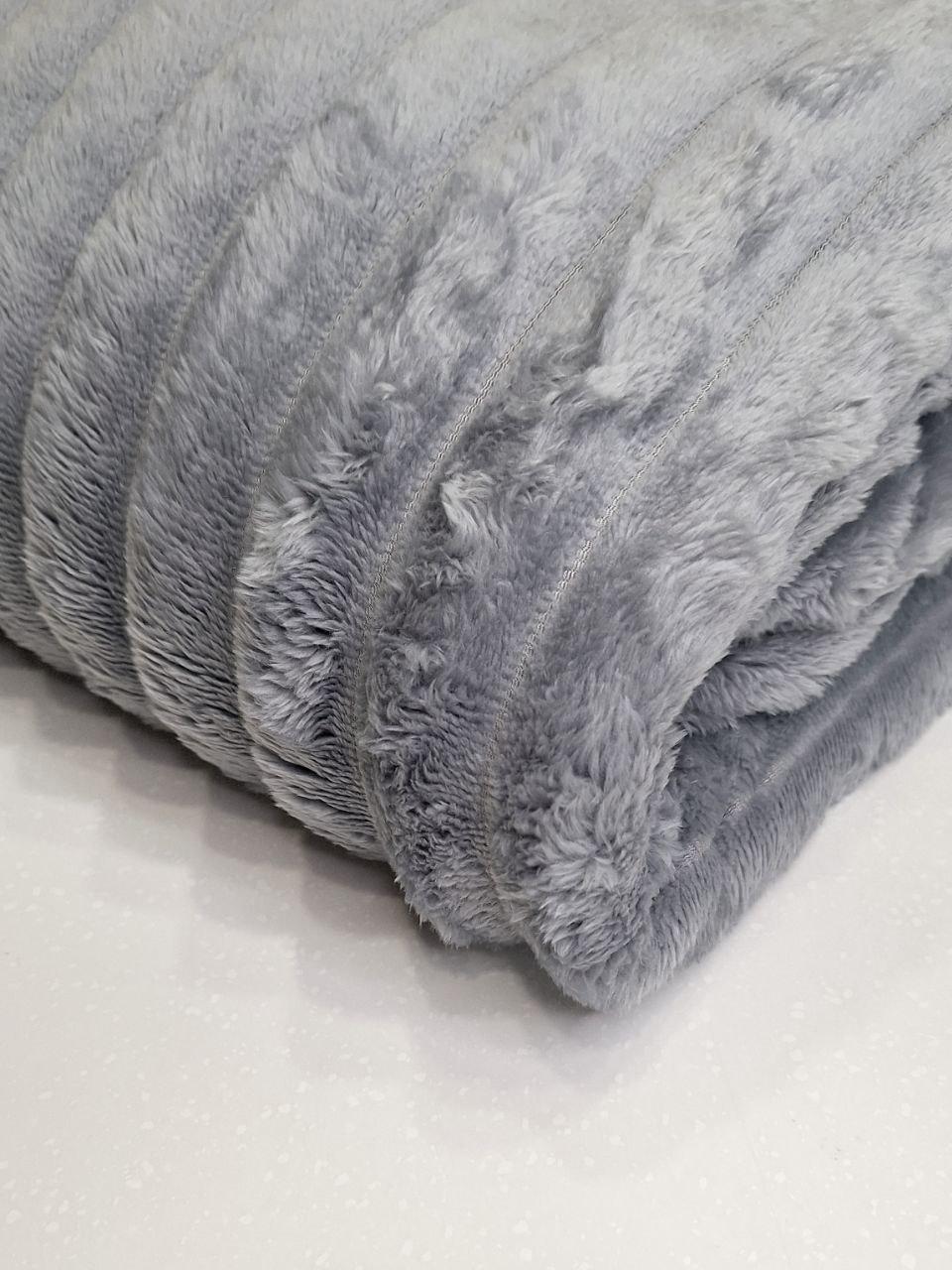 Плед флісовий Malloory Home Шарпей 150x200 см Сіро-блакитний (1192) - фото 3 Плед флісовий Malloory Home Шарпей 150x200 см Сіро-блакитний (1192) - фото 3
