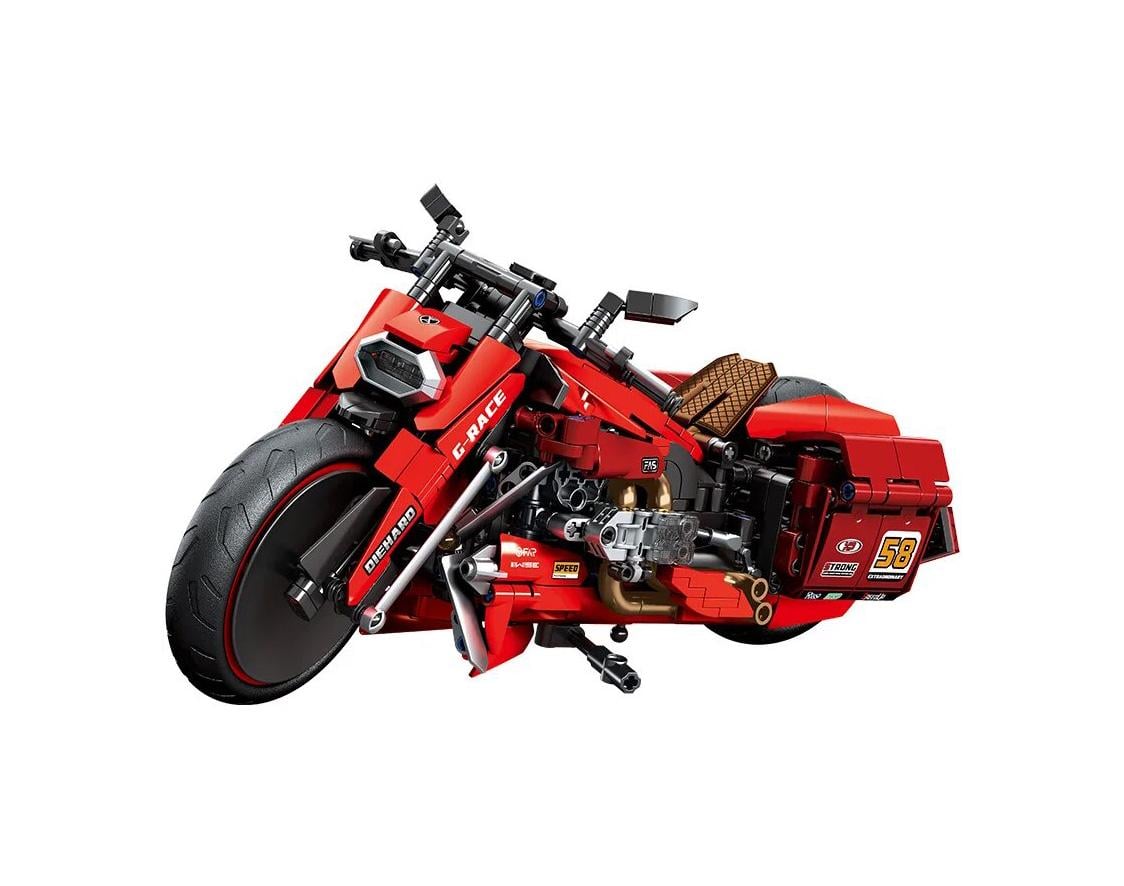 Конструктор мотоцикл Sembo 701811 Chopper 803 детали