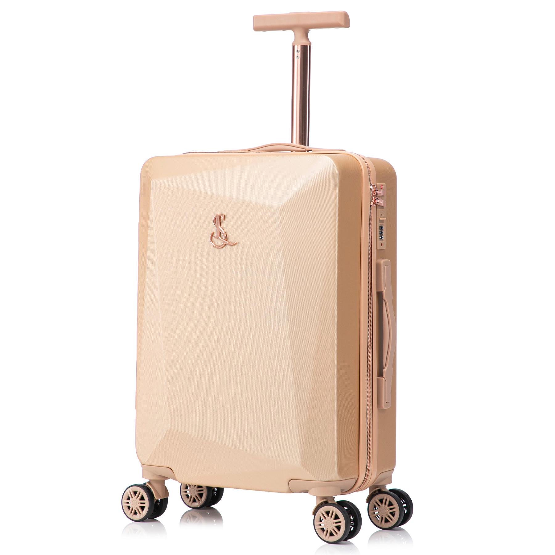 Чемодан SEMI LINE 20" Golden (T5912-1) - фото 1 Чемодан SEMI LINE 20" Golden (T5912-1) - фото 1