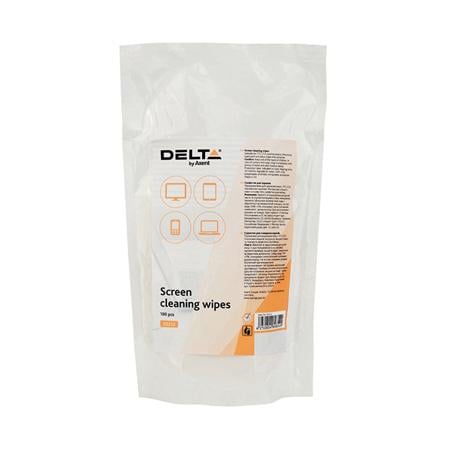 Вологі серветки для оргтехніки Axent Delta 100 шт. (D5312)