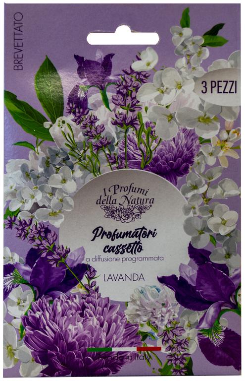 Ароматизатор Geca Profumatori casseto Lavanda Лаванда лист 3 шт. (000048754)