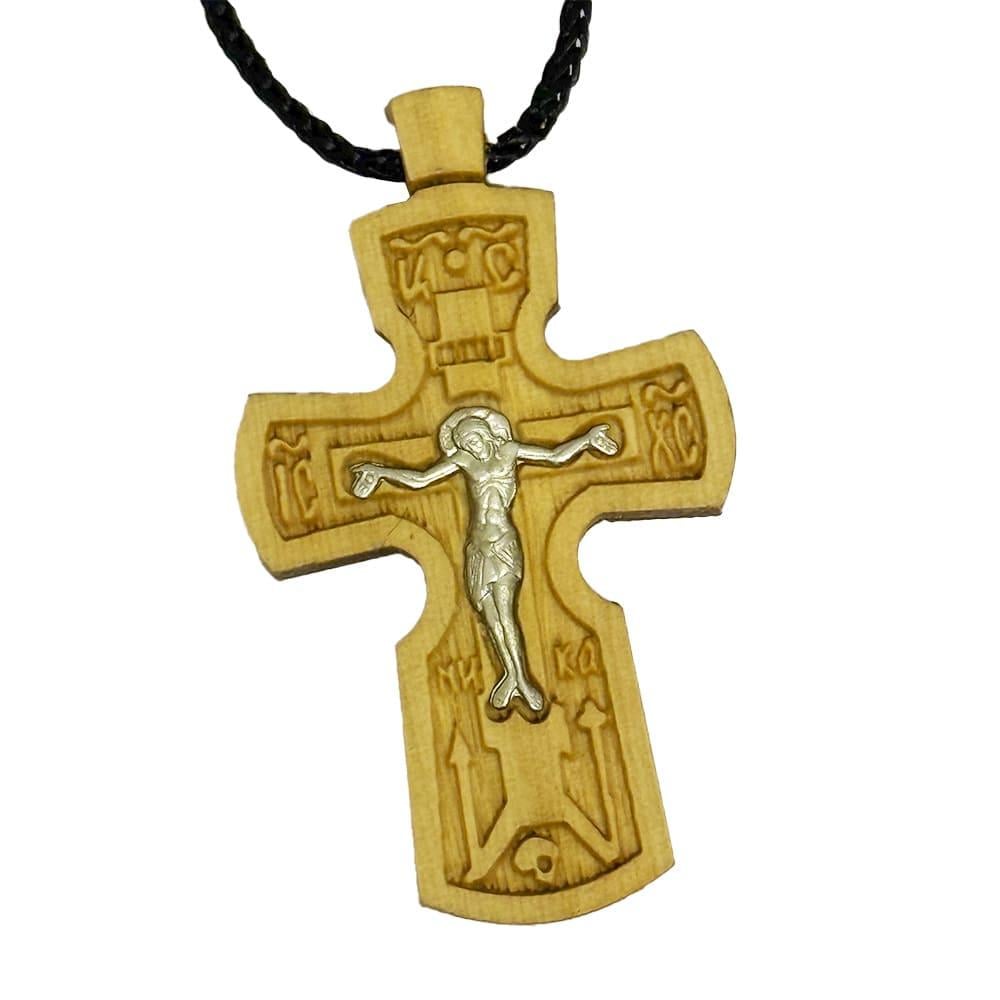 Хрест натільний дерев'яний Цар Слави Грузія (777712476)