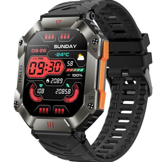 Смарт-часы UWatch Smart Racer K+ Black с электронным компасом Черный (110-96-1542)