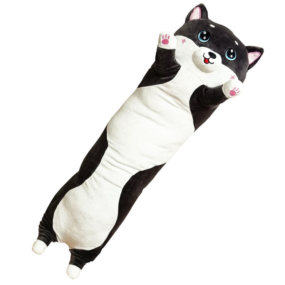 Мягкая игрушка Кот батон K15308 85 см Серый (2990385159) Мягкая игрушка Кот батон K15308 85 см Серый (2990385159)