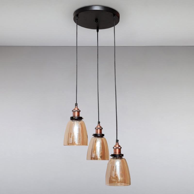 Люстра подвесная Light House LS-15169-3 300 Коричневый