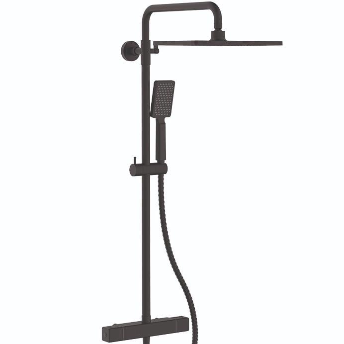 Душевая система с термостатом KOER KB-53011-05 KR4723 Черный (209365)