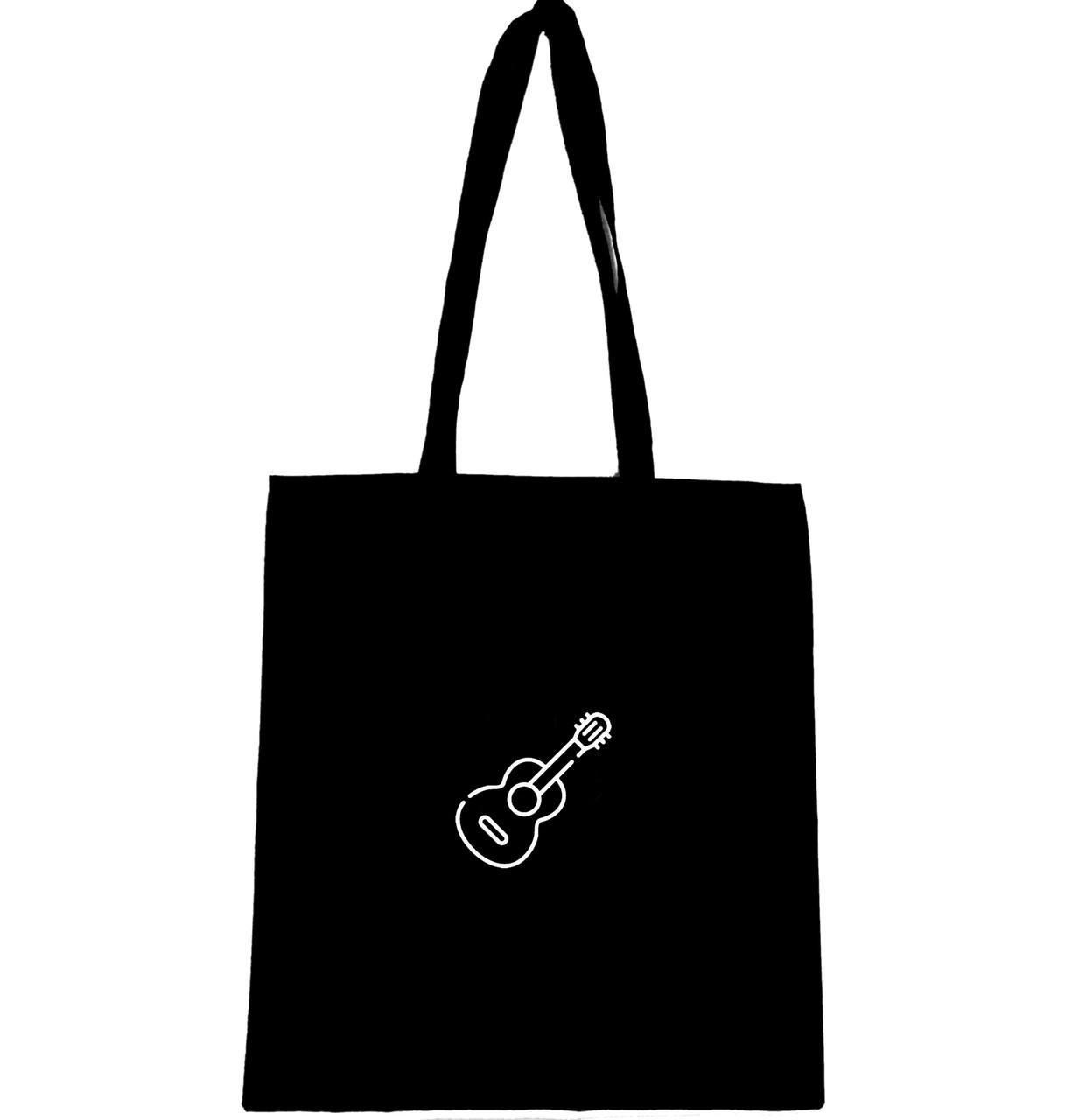 Еко-сумка з принтом Гітара (620)