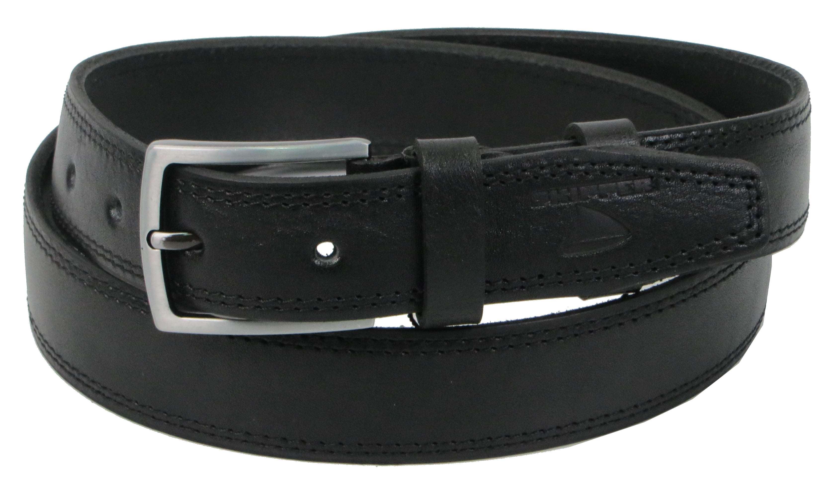 Ремень мужской Skipper кожаный Черный (1280-35) Ремень мужской Skipper кожаный Черный (1280-35)