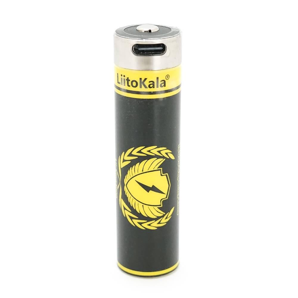 Акумулятор 18650 Li-Ion LiitoKala King-4000 4000 mAh 3,7V Black/Yellow (38729)
