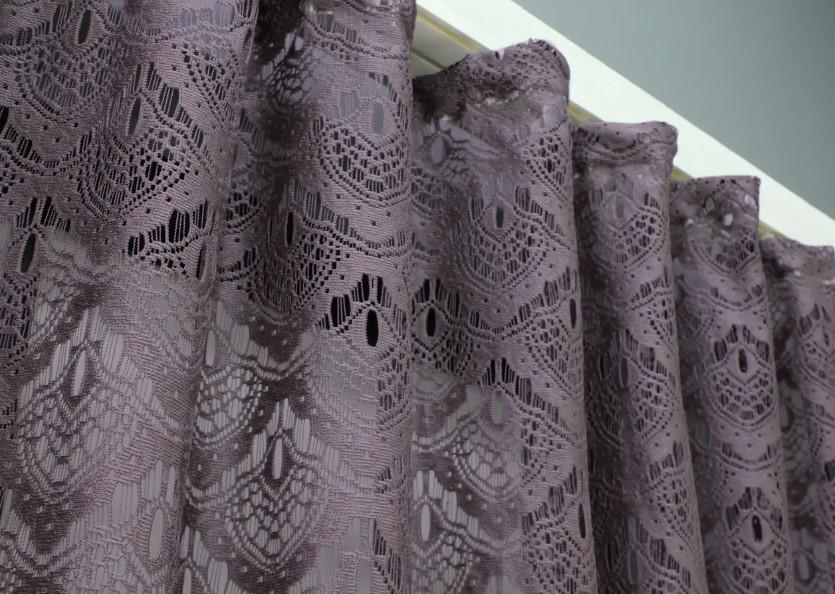 Гардина з аркою сітка макраме 280х170 см Баклажановий/Білий (000к 51-192) - фото 6 Гардина з аркою сітка макраме 280х170 см Баклажановий/Білий (000к 51-192) - фото 6