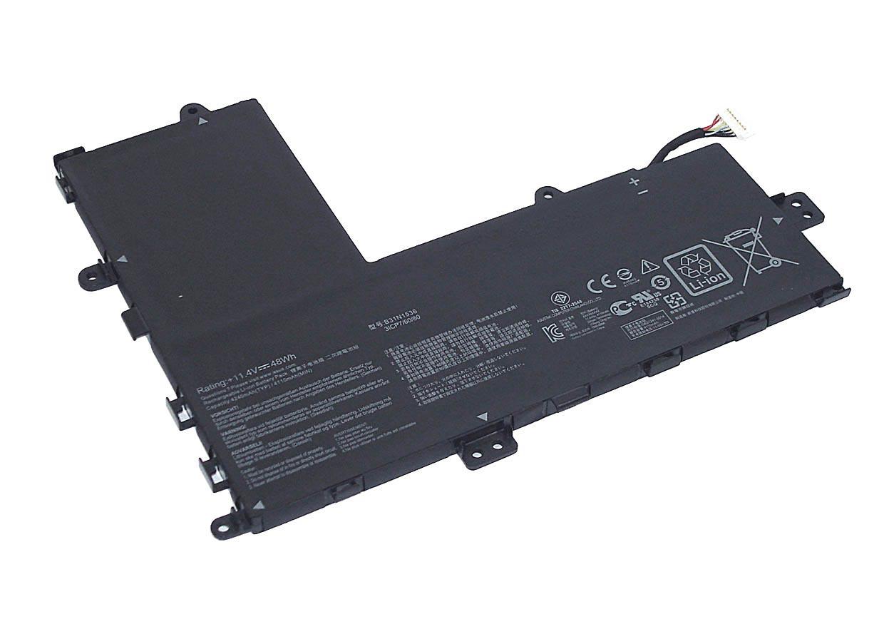 Акумулятор для ноутбука Asus B31N1536 TP201SA 11,4 V 4110 mAh Black Акумулятор для ноутбука Asus B31N1536 TP201SA 11,4 V 4110 mAh Black