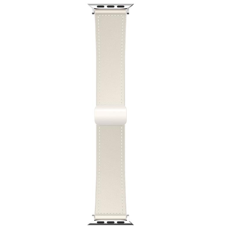 Ремінець шкіряний Hoco WA34 Basic для Apple watch 44/45/46/49 мм magnetic buckle silicone leather strap Star Color