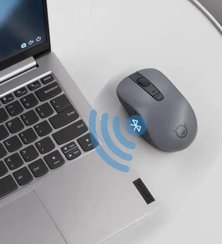 Комп'ютерна мишка Xiaoxin M1 безшумна Bluetooth 5.0/3.0 3 DPI Grey (MOUSE-M1-GRY) - фото 4 Комп'ютерна мишка Xiaoxin M1 безшумна Bluetooth 5.0/3.0 3 DPI Grey (MOUSE-M1-GRY) - фото 4