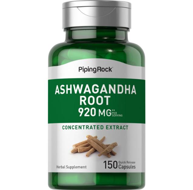 Ашваганда Piping Rock Ashwagandha Root 920 мг 150 Caps Ашваганда Piping Rock Ashwagandha Root 920 мг 150 Caps