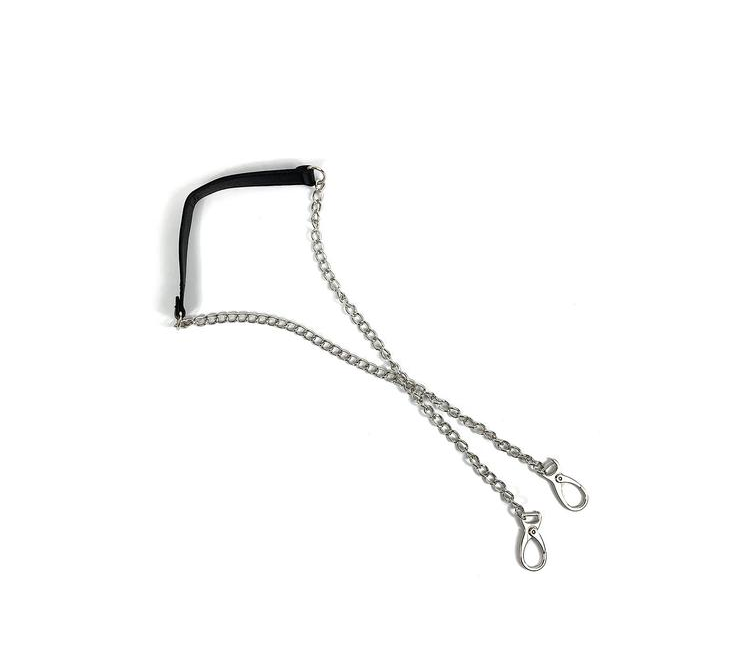 Ручка одинарна на карабіні для сумок pocket/basket/folder Чорний (6602)