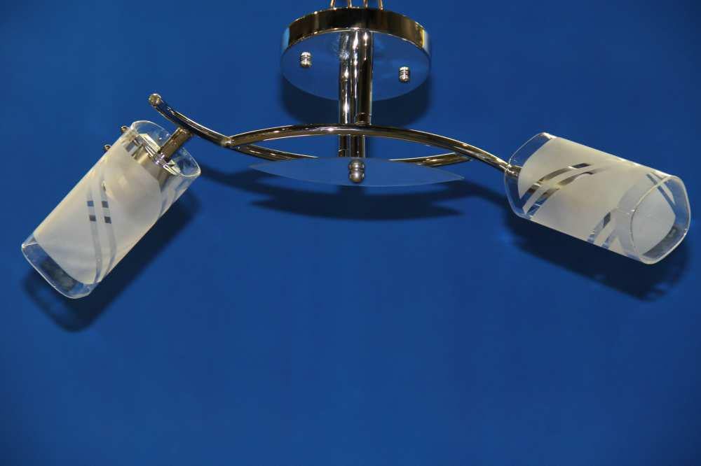 Люстра с плафонами Ray L0441/2 FG2 CH2 MIX Хром (30249091)