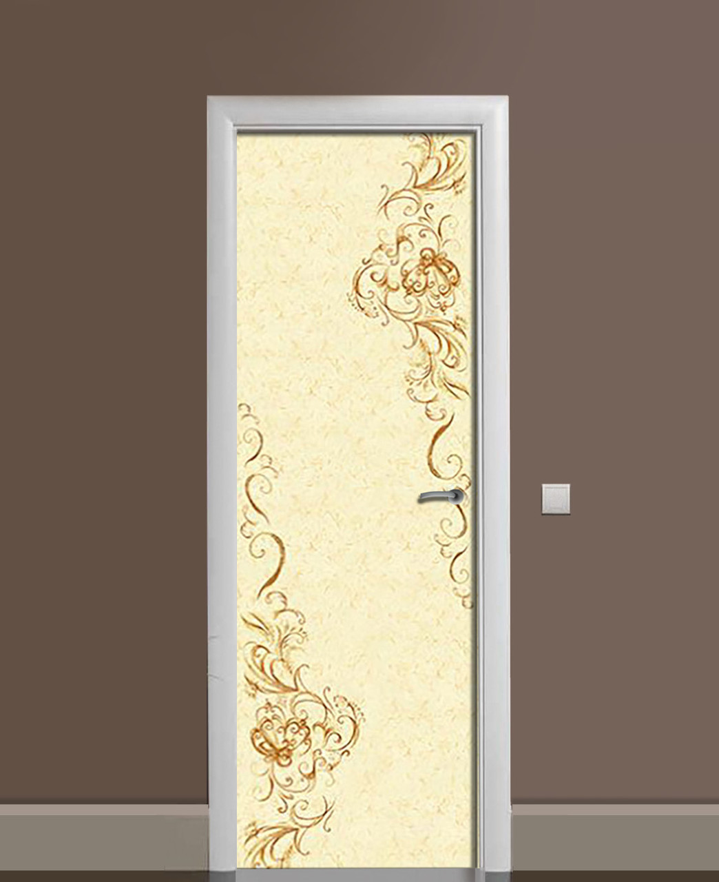 Наклейка 3D на двери Zatarga Античность виниловая 650х2000 мм Наклейка 3D на двери Zatarga Античность виниловая 650х2000 мм