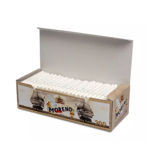 Гильзы для набивания сигарет Filtered Cigarette Tubes Moreno без аромата 200 шт. (22584) Гильзы для набивания сигарет Filtered Cigarette Tubes Moreno без аромата 200 шт. (22584)