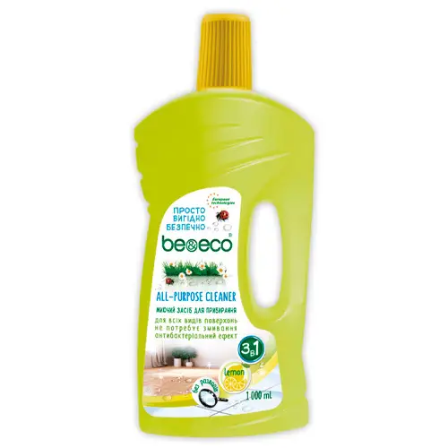 Моющее средство для уборки универсальное Be&Eco лимон 1000 мл