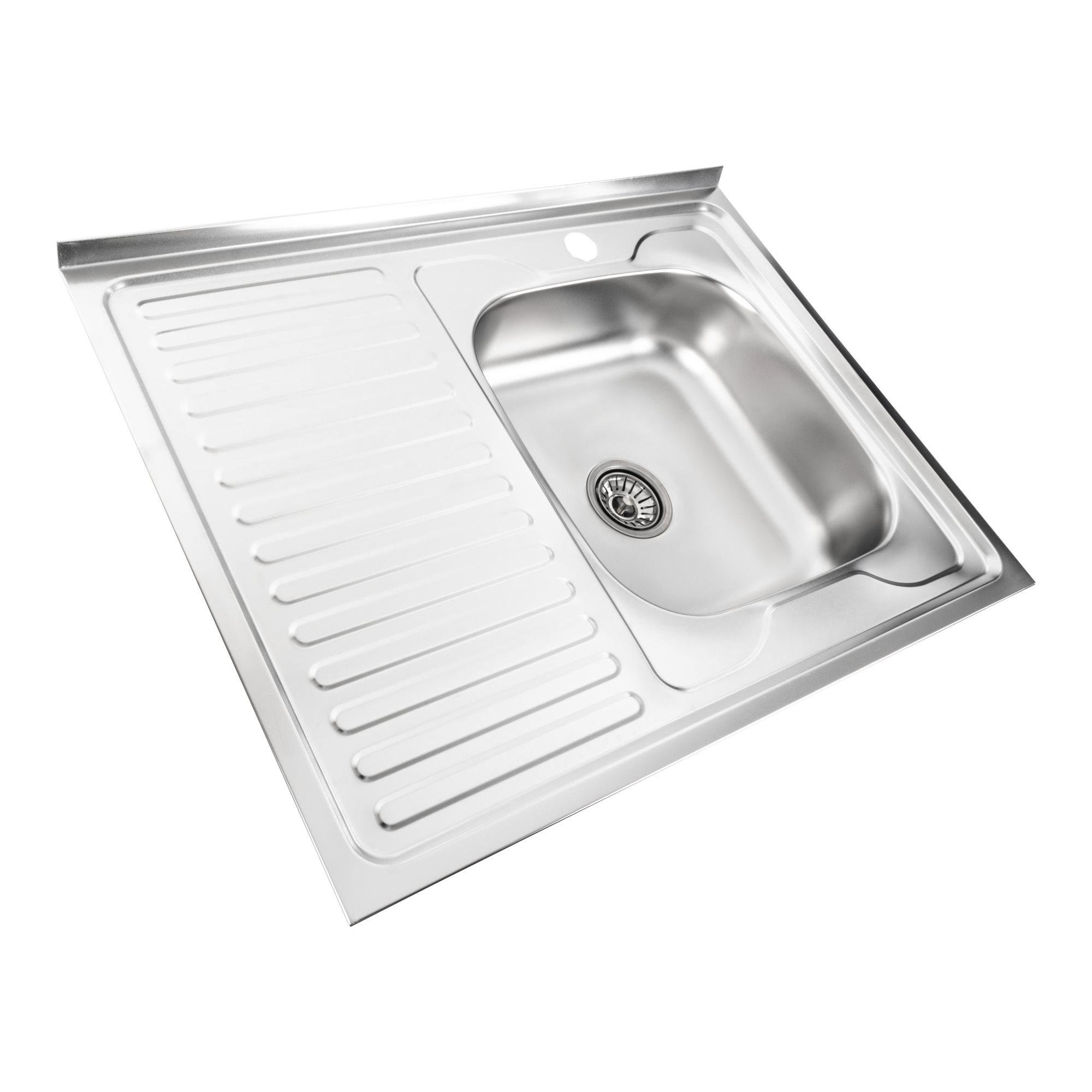 Комплект мойка накладная 8060 сатин "R" 0,7/160 Valeso и 56 NESP смеситель кухонный - фото 4 Комплект мойка накладная 8060 сатин "R" 0,7/160 Valeso и 56 NESP смеситель кухонный - фото 4