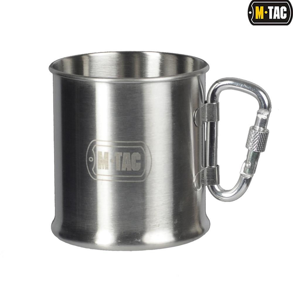 Кружка с карабином M-Tac из нержавеющей стали - фото 6 Кружка с карабином M-Tac из нержавеющей стали - фото 6
