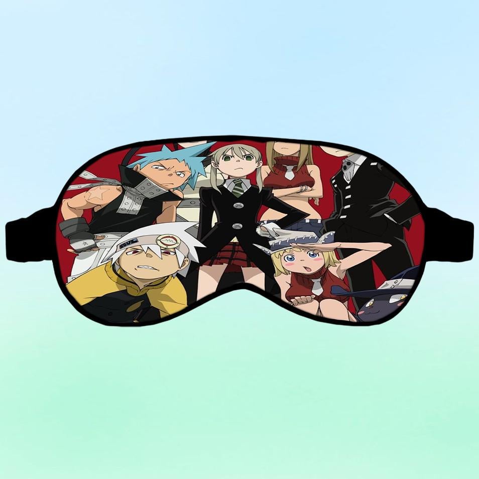 Маска для сна с принтом Аниме Пожиратель душ №0003 Черный (23735268)