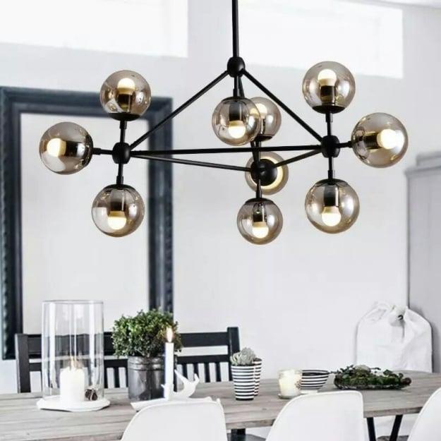 Люстра Modo 10P W104 Black/Amber (9316859)