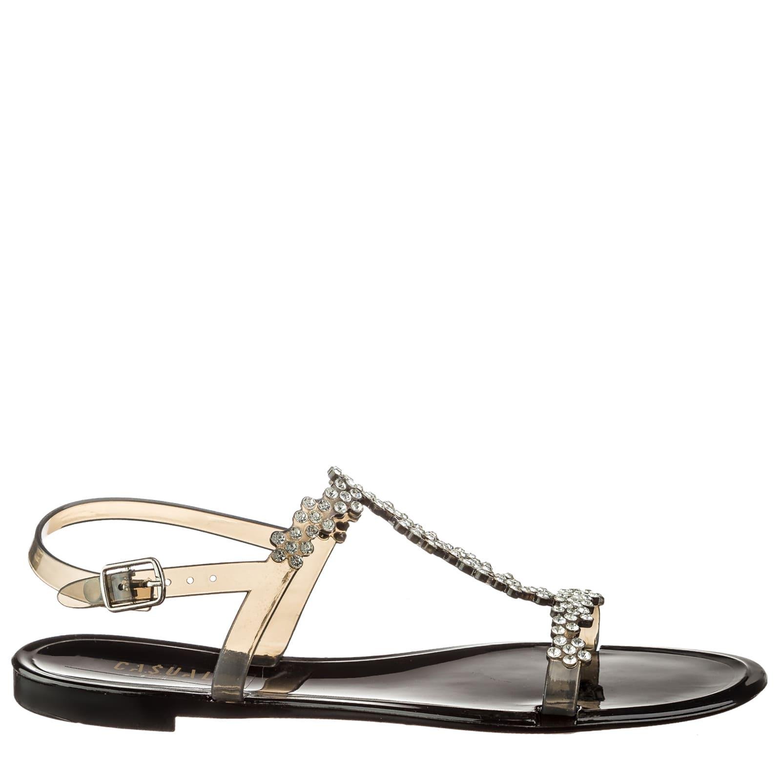 Сандалии женские Casual р.38 Черный (92115945)