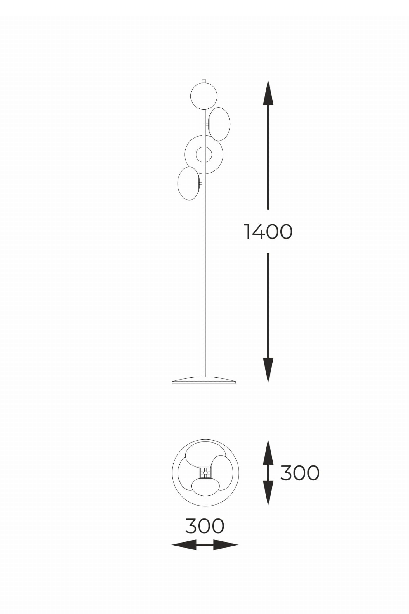 Торшер Zuma Line OMI (1177) - фото 3 Торшер Zuma Line OMI (1177) - фото 3