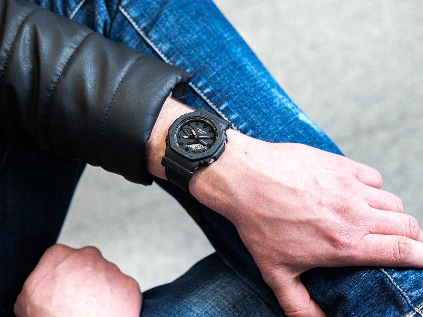 Часы Casio G-SHOCK GA-2100BCE-1AER (6948) - фото 3 Часы Casio G-SHOCK GA-2100BCE-1AER (6948) - фото 3