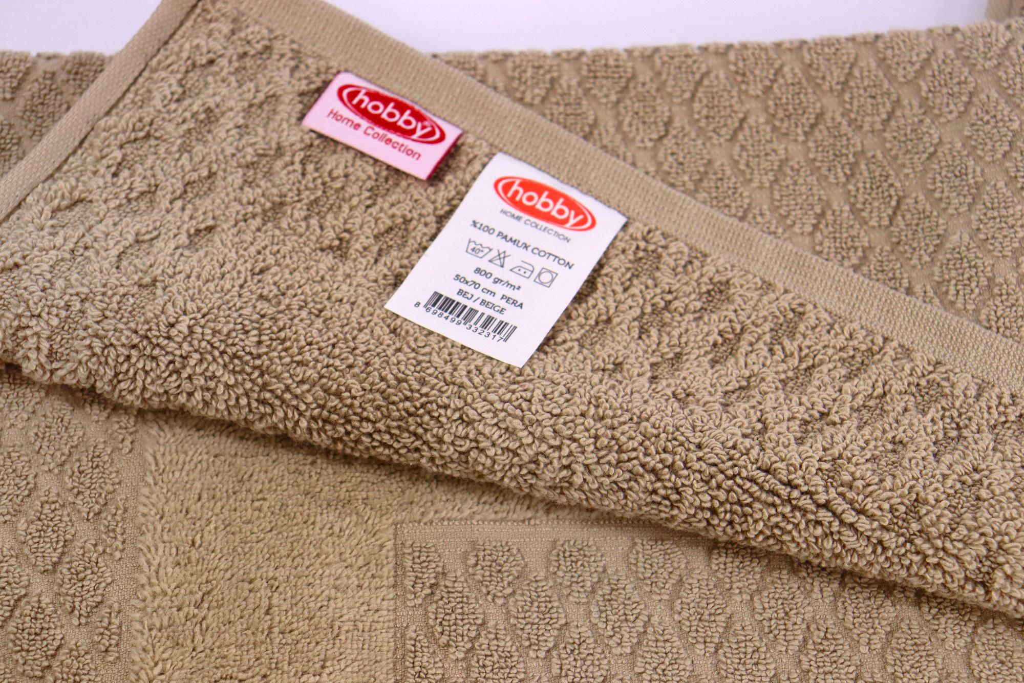 Рушник для ніг Pera 50х70 см 800г/м2 Бежевий - фото 4 Рушник для ніг Pera 50х70 см 800г/м2 Бежевий - фото 4