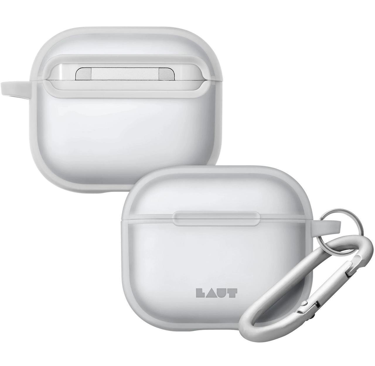 Чехол для наушников с карабином Laut HUEX Case for AirPods 3, Frost (L_AP4_HX _F)
