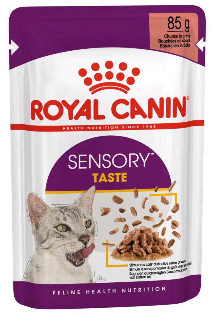 Корм вологий для котів Royal Canin Sensory Taste Chunks In Gravy 85 г (9003579018866)