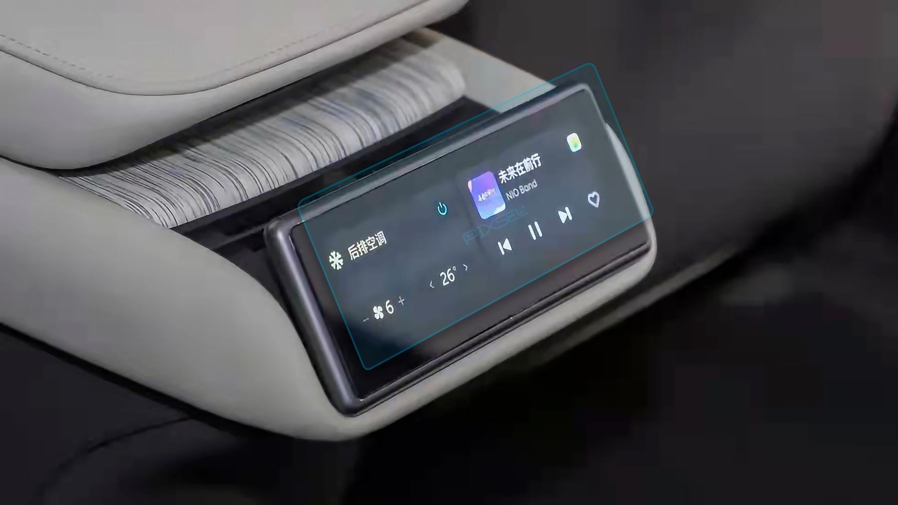 Скло захисне Pixsel гібридне глянець на задній клімат NIO ES6 7,1“ 2023
