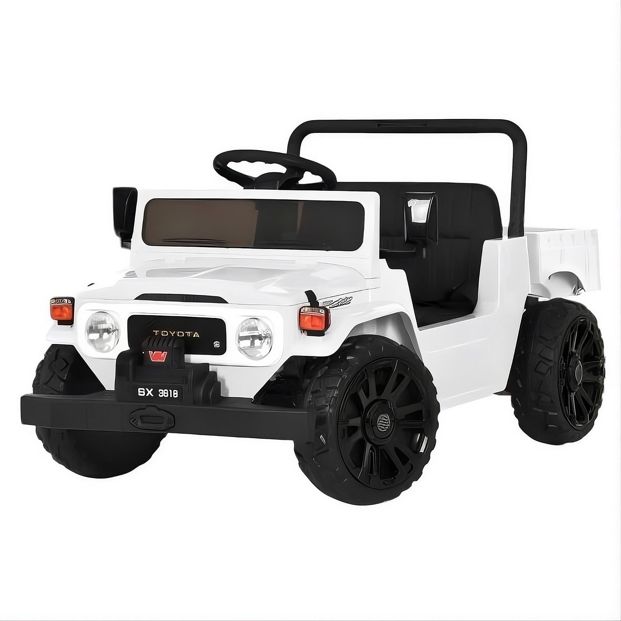 Детский джип Bambi Racer M 6308EBLR-1 2×35W 12V7Ah EVA кожа Bluetooth пульт Белый (33356631)