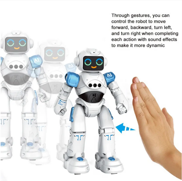 Робот WToys Галактик підсвічування/сенсорні датчики/рух/6 пісень/6 історій/вікторина (65902) - фото 4 Робот WToys Галактик підсвічування/сенсорні датчики/рух/6 пісень/6 історій/вікторина (65902) - фото 4