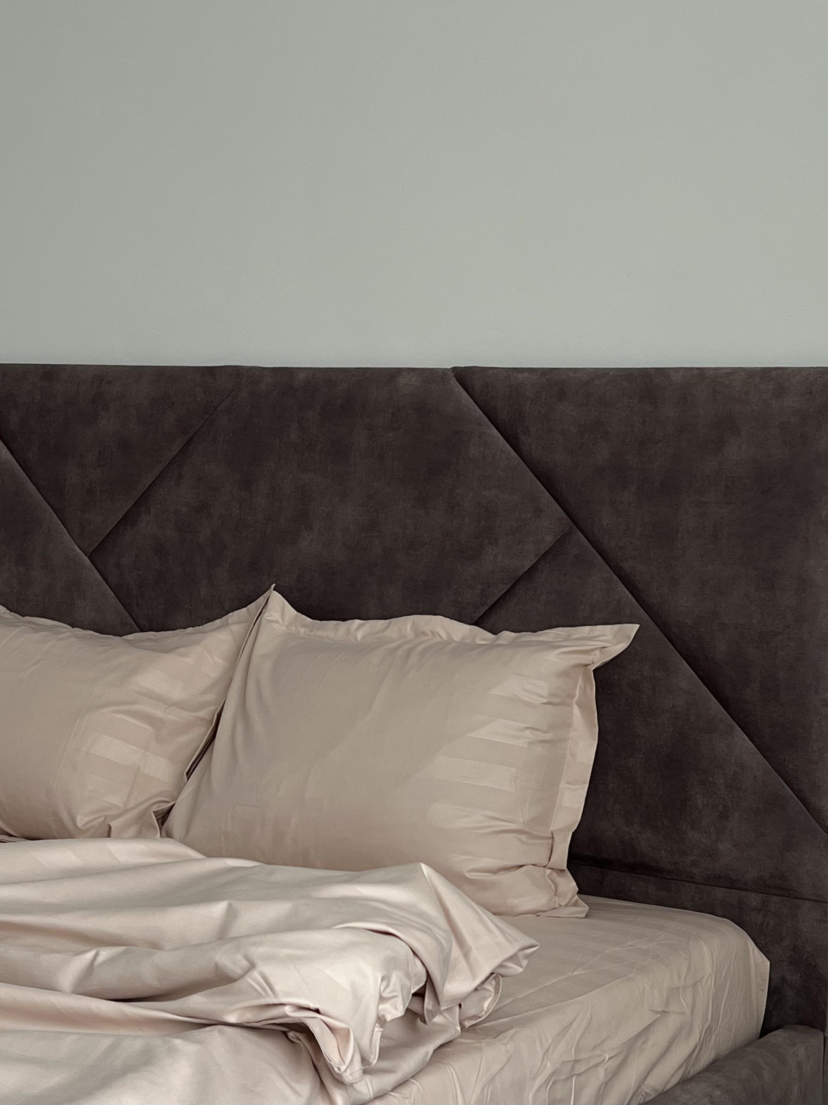 Комплект постільної білизни двоспальний Бежевий (00001) - фото 3 Комплект постільної білизни двоспальний Бежевий (00001) - фото 3