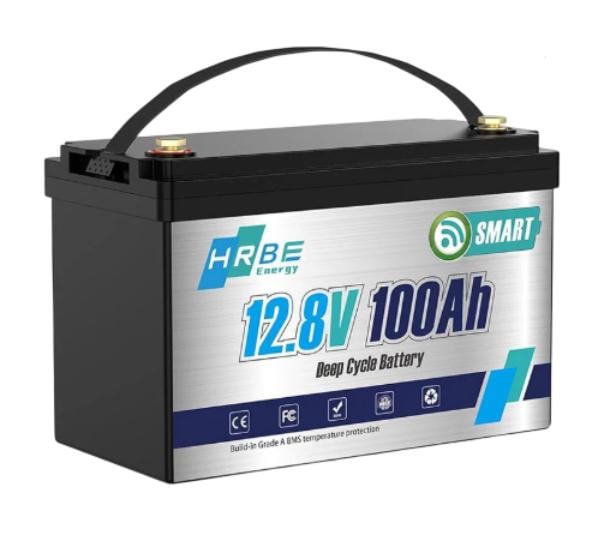 Аккумулятор HRBE Energy LiFePO4 12V/100AH 1280Wxh 332 мм Bluetooth (349093)