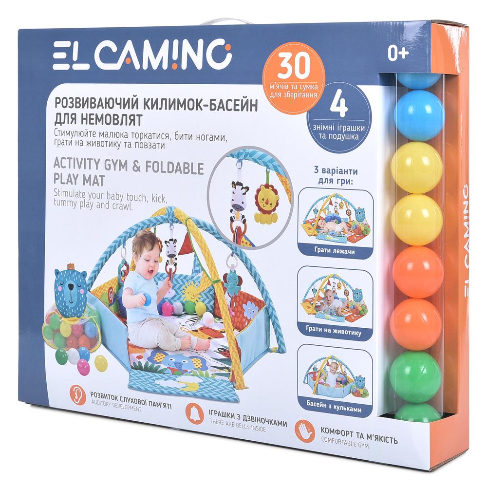 Розвиваючий килимок для немовляти El Camino ME 1171 Різнокольоровий - фото 4 Розвиваючий килимок для немовляти El Camino ME 1171 Різнокольоровий - фото 4