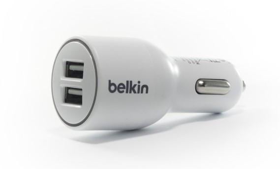 Зарядний пристрій автомобільний Belkin 2 USB 3100 mAh White (000022094) - фото 1