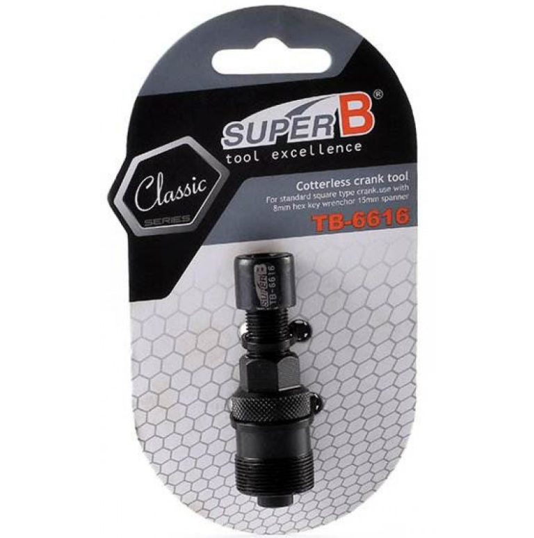 Знімач шатунів TB-6616 SuperB під квадрат з адаптером під ISIS/Octalink без ручки (TB-6616)