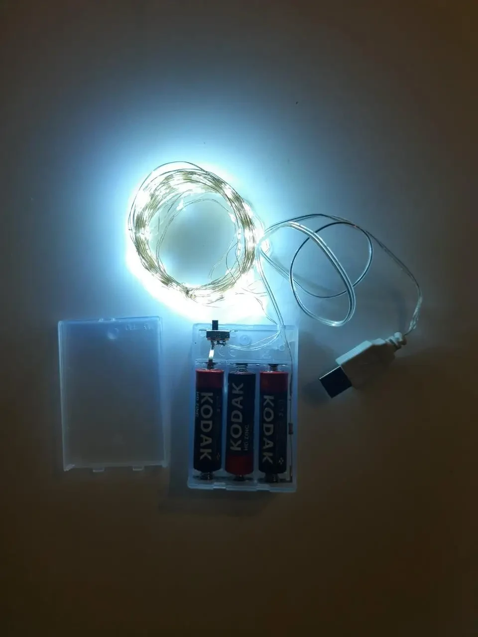 Гирлянда новогодняя Роса LED на батарейках/USB 10 м Холодный Белый (29669030) - фото 6 Гирлянда новогодняя Роса LED на батарейках/USB 10 м Холодный Белый (29669030) - фото 6