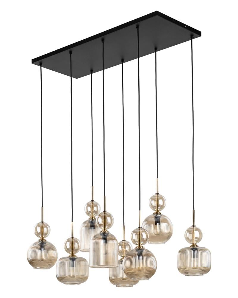Светильник подвесной TK Lighting 11045 Sophia E14 8x10W IP20 Янтарный (35600136)